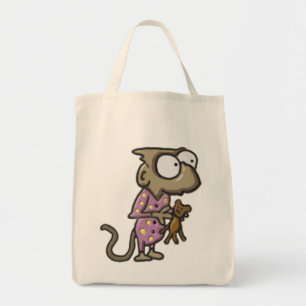 Pajama Monkey Canvas tas