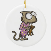 Pajama Monkey Ornament (Achterkant)