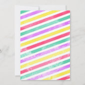 Pajamas de crêpes Invitation d'anniversaire (Dos)