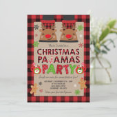 Pajamas de Noël Invitation de Noël (Debout devant)