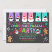 Pajamas de Noël Invitation Fête du Pajamas (Devant)