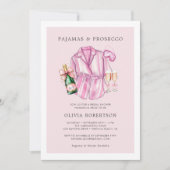 Pajamas et Procuco Invitation à la douche nuptiale (Devant)