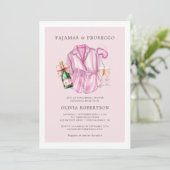 Pajamas et Procuco Invitation à la douche nuptiale (Debout devant)