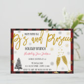 Pajamas & Procuco Invitation à la fête de Noël (Debout devant)