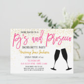 Pajamas & Procuco Party Invitation (Debout devant)