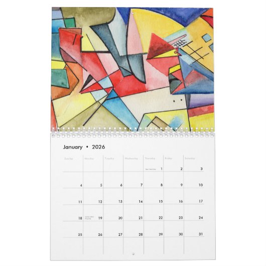 Pajaro Itérations, set 1, 2024 Calendrier (Jan 2026)