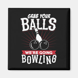 Pak Aan We Gaan Bowlen - Bowling Shirt  Magneet