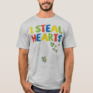 Pak deze schattige I Steal Hearts Trex Dinosaur T- T-shirt
