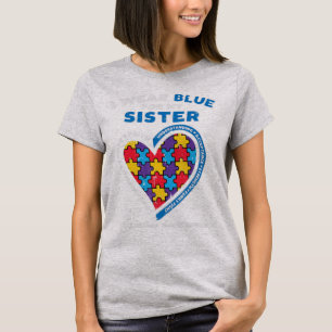 Pak deze schattige puzzel die blauw Draag voor mij T-shirt