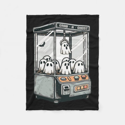 Pak een Ghost Claw Machine Arcade Grappig Hallowee Fleece Deken (Voorkant)