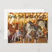 Pak het Briefkaart van de Ring van het Brass (Voorkant / Achterkant)