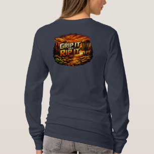 Pak het en scheur het lange mouw t-shirt