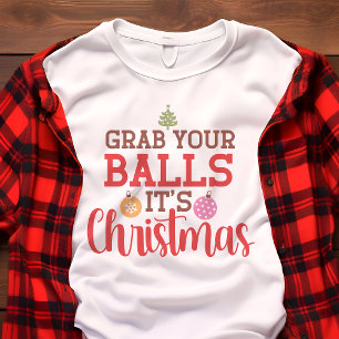 Pak je ballen Het is kerst Mooie feestdagen Tri-Blend Shirt
