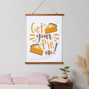 Pak je taart aan! hangend wandkleed