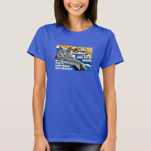Pak jezelf op (donker) t-shirt