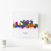 Pak Kret Thailand Skyline Vierkante Klok (Huis)