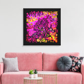 Pak me als je Pinky kunt. Jigzaag Puzzle AcrylP Canvas Afdruk (Insitu (Woonkamer))