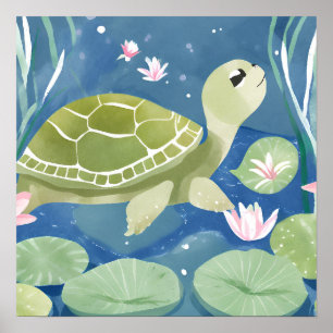 Pak me als je schildpadden kunt poster
