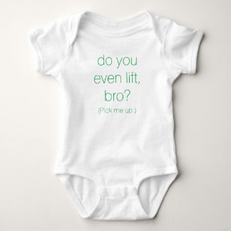 "Pak me op." Baby Jumper Romper