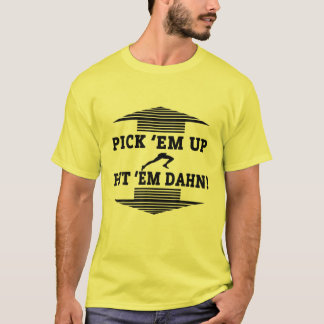 Pak me op en zet me Dahn op! Funny Football Quote T-shirt