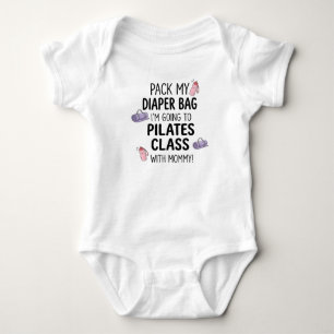 Pak mijn luiertas, ik ga naar de Pilates-les Romper