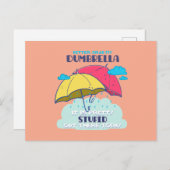 Pak mijn paraplu maar, het is dom briefkaart (Voorkant / Achterkant)