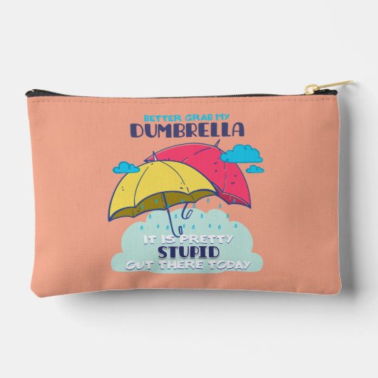 Pak mijn paraplu maar, het is dom etui (Achterkant)