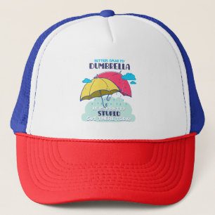 Pak mijn paraplu maar, het is dom trucker pet