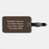 Pak mijn tassen Funny Alpaca Llama Bagagelabel (Achterkant horizontaal)