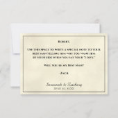 Pak up Be My Best Man Marbled Ivory Kaart (Achterkant)