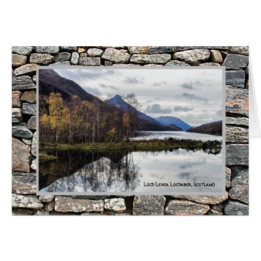 Pak van het Landschap Glencoe en Loch Leven Schotl (Voorkant Horizontaal)