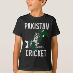 Pakistaanse Cricketspeler Pakistaanse Vlag Trots R T-shirt