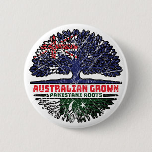 Pakistaanse Pakistaanse Australische Australiër -  Ronde Button 5,7 Cm