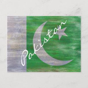 Pakistaanse vlag briefkaart