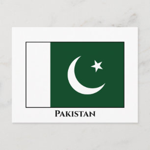 Pakistaanse vlag briefkaart