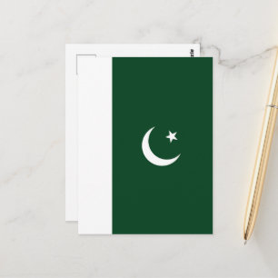 Pakistaanse vlag briefkaart