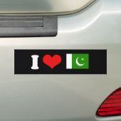 Pakistaanse vlag bumpersticker (Op auto)