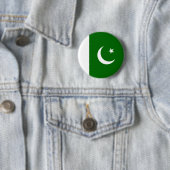 Pakistaanse vlag-Button Ronde Button 5,7 Cm (In situ)