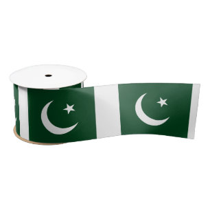 Pakistaanse vlag en Pakistaans reizen, vakantie/sp Lint
