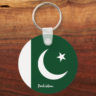 Pakistaanse vlag en Pakistaanse vakantie, reizen/s Sleutelhanger