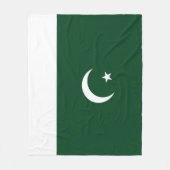 Pakistaanse vlag fleece deken (Voorkant)