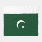 Pakistaanse vlag fleece deken (Voorkant (Horizontaal))
