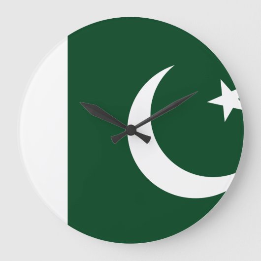Pakistaanse vlag grote klok (Voorkant)