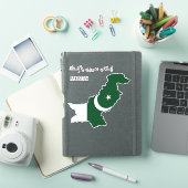 Pakistaanse vlag - Kaart Sticker (iPad Cover)