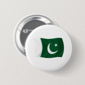 Pakistaanse Vlag Knop Ronde Button 5,7 Cm (Voorkant /achterkant)