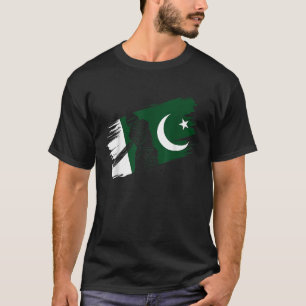Pakistaanse vlag Pakistan Cricket Fan speler Coach T-shirt