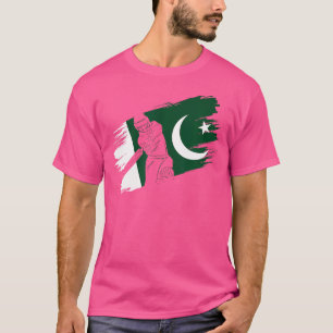 Pakistaanse vlag Pakistan Cricket Fan speler Coach T-shirt