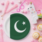 Pakistaanse vlag papieren bordje (Feest)