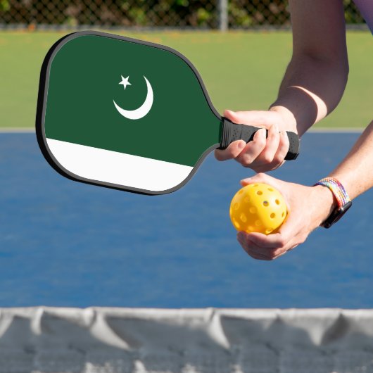 Pakistaanse vlag pickleball paddle (Insitu)