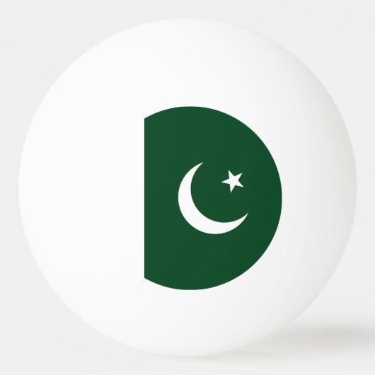 Pakistaanse vlag pingpongballen (Voorkant)